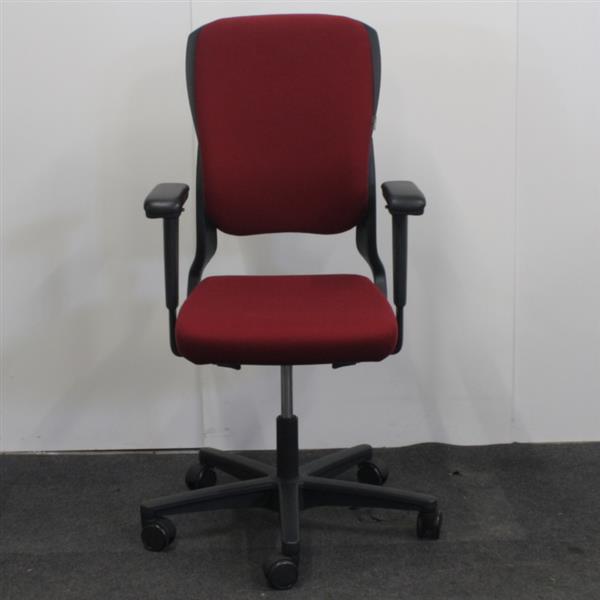 Grote foto 230 bureaustoel rood zwart hoge rug huis en inrichting stoelen