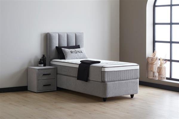 Grote foto riona 1 persoons opbergbed grijs beds supply huis en inrichting bedden