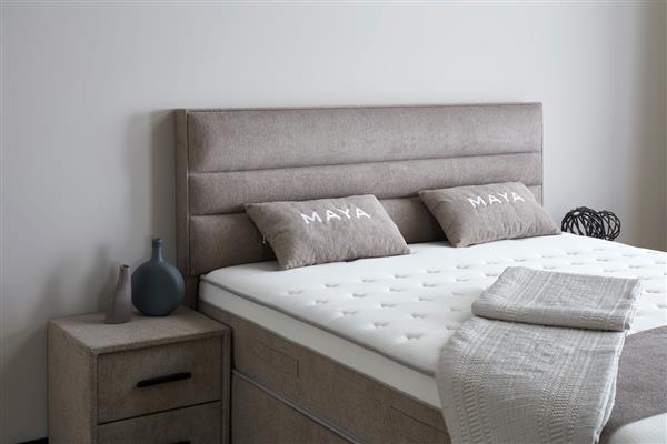 Grote foto maya 2 persoons opbergbed taupe beds supply huis en inrichting bedden