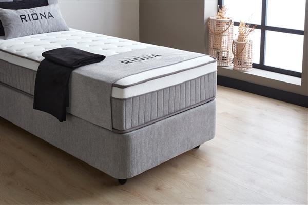 Grote foto riona 1 persoons opbergbed grijs beds supply huis en inrichting bedden