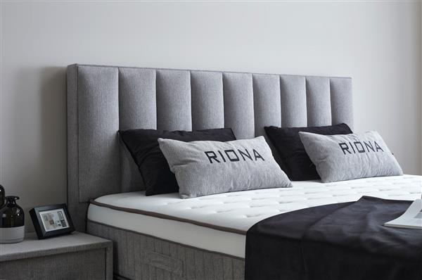 Grote foto riona 2 persoons opbergbed grijs beds supply huis en inrichting bedden