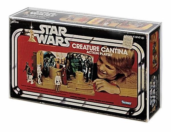 Grote foto pre order star wars kenner creature cantina acrylic display case verzamelen speelgoed