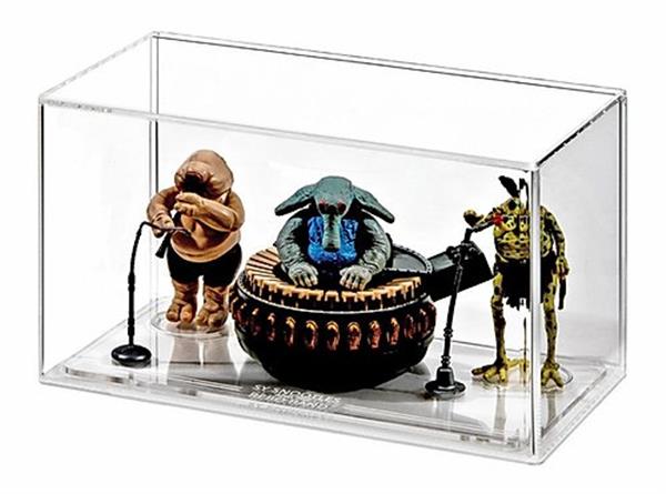 Grote foto custom order star wars loose sy snootles rebo band display case verzamelen speelgoed