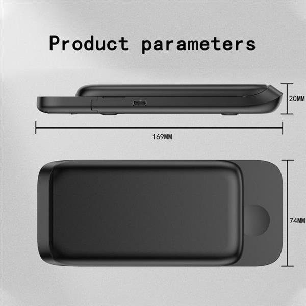 Grote foto drphone dfc6 3 in 1 draadloos laadstation 15w opvouwbaar geschikt voor o.a apple watch iphone telecommunicatie opladers en autoladers