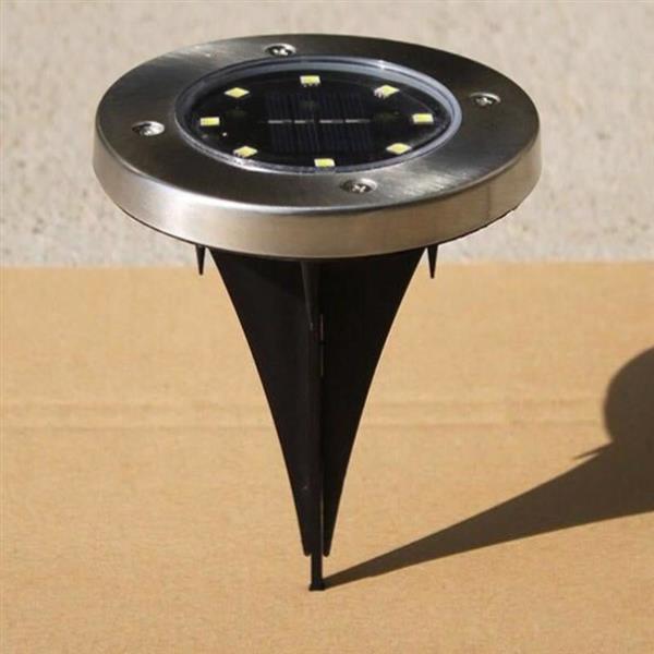 Grote foto solar tuin grondspot verlichting led tuin verlichting buiten outdoor 8x led tuin en terras overige tuin en terras