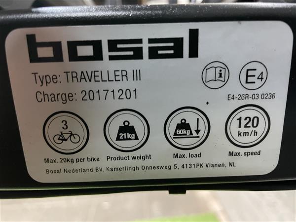 Grote foto bosal traveller lll elektr fietsen60kgo click go auto diversen overige accessoires