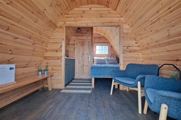 Grote foto camping pods trekkershut glamping sport en fitness sauna