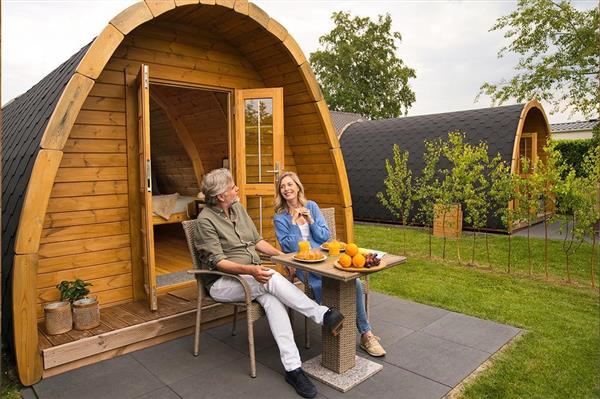 Grote foto camping pods trekkershut glamping sport en fitness sauna