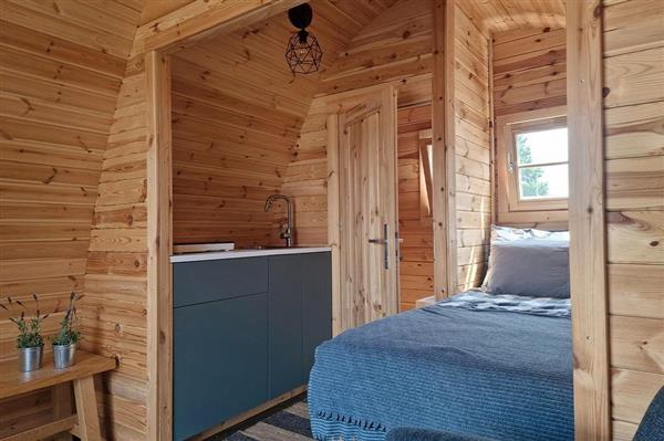 Grote foto camping pods trekkershut glamping sport en fitness sauna