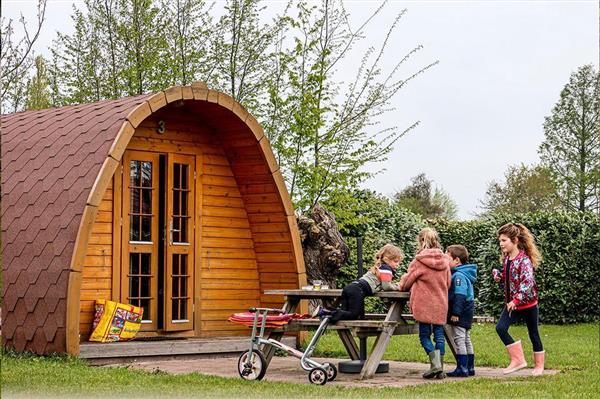 Grote foto camping pods trekkershut glamping sport en fitness sauna