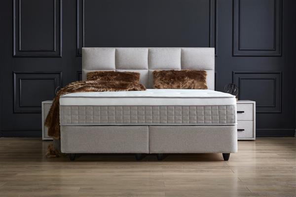 Grote foto ayana 2 persoons opbergbed beige beds supply huis en inrichting bedden