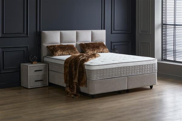 Grote foto ayana 2 persoons opbergbed beige beds supply huis en inrichting bedden