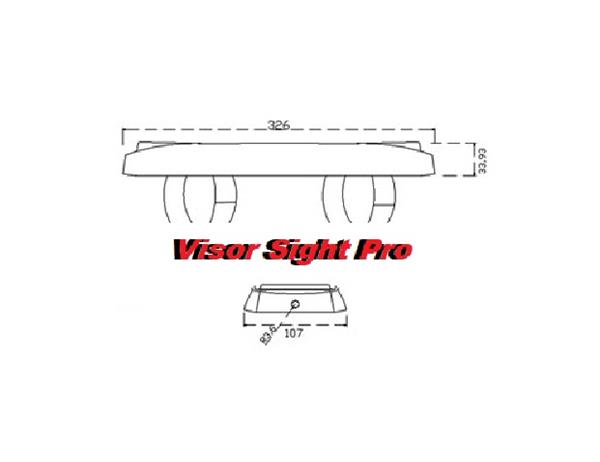 Grote foto visor sight pro met hoog intensiteit super flux leds auto onderdelen overige auto onderdelen
