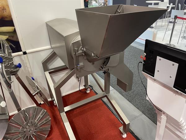 Grote foto foodlogistik shreddr classic 140 snijmachine voor blokken juliene reepjes friet en plakken agrarisch tuinbouw