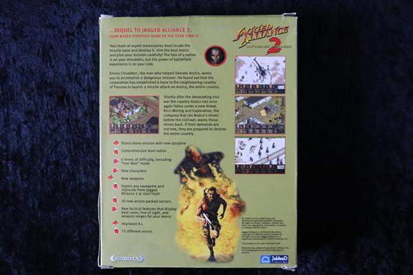 Grote foto jagged alliance 2 unfinished business pc big box spelcomputers games pc