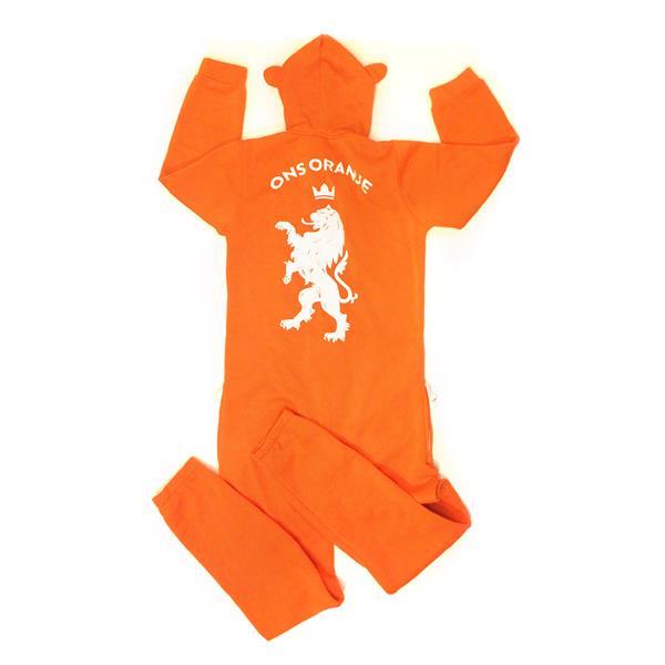 Grote foto kingsdayspecial oranjedutchonesie maat s m l kleding dames verkleedkleding