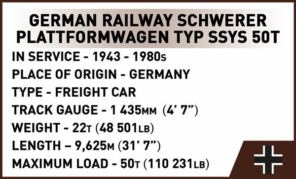 Grote foto cobi 6284 german railway platformwagen typ ssy kinderen en baby overige
