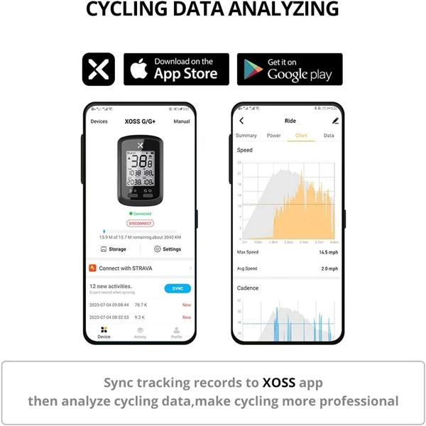 Grote foto drphone fc4 gps fietscomputer strava snelheidsmeter met cadanssensor hartslagsensor ipx7 w computers en software overige computers en software