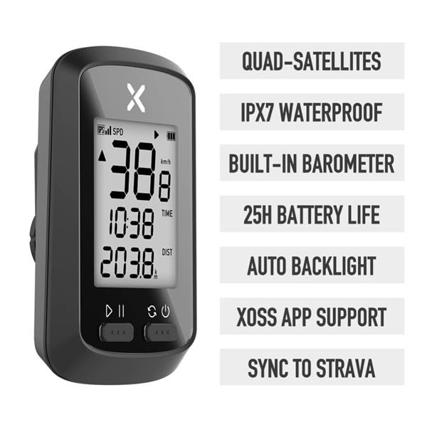 Grote foto drphone fc4 gps fietscomputer strava snelheidsmeter met cadanssensor hartslagsensor ipx7 w computers en software overige computers en software