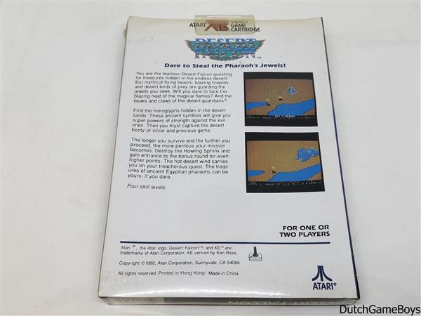 Grote foto atari xe xl desert falcon new sealed spelcomputers games overige games