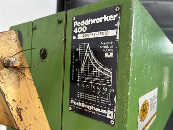 Grote foto pons knipmachine ponsmachine knipbank peddinghaus peddiworker 400 doe het zelf en verbouw ijzerwaren en bevestigingsmiddelen