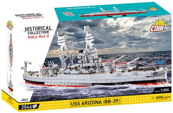 Grote foto cobi 4843 battleship uss arizona kinderen en baby overige