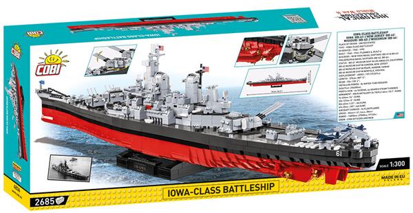 Grote foto cobi 4836 battleship iowa class 4in1 kinderen en baby overige
