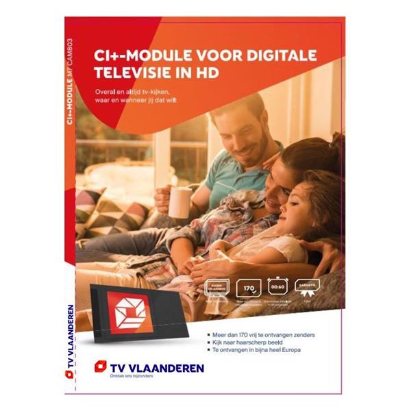 Grote foto tv vlaanderen cam 803 ci module incl. ingebouwde smartcard telecommunicatie zenders en ontvangers