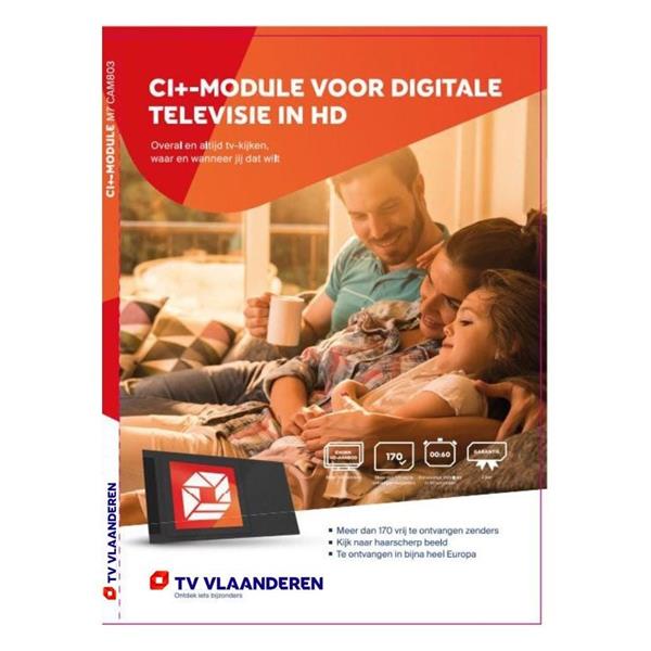 Grote foto tv vlaanderen cam 803 ci module incl. ingebouwde smartcard telecommunicatie zenders en ontvangers