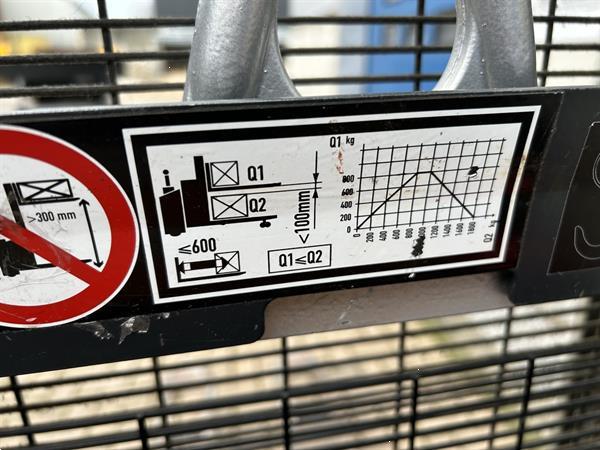 Grote foto vs 21537 elektrische stapelaar 1574mm initiele lift doe het zelf en verbouw hefwerktuigen