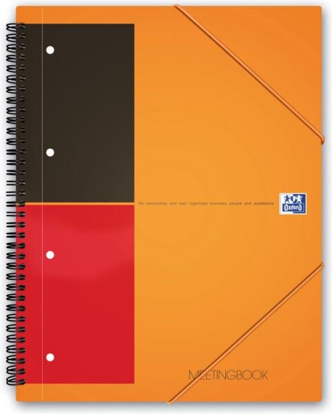 Grote foto oxford international meetingbook notitieboek a4 gelijnd 160 bladzijden zakelijke goederen kantoorartikelen