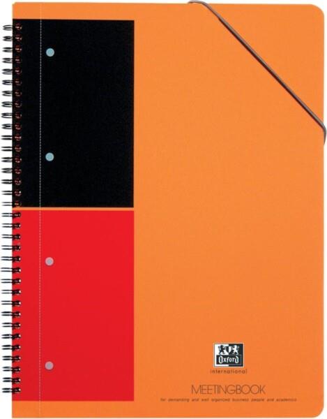 Grote foto oxford international meetingbook notitieboek a4 gelijnd 160 bladzijden zakelijke goederen kantoorartikelen