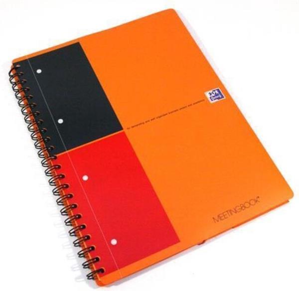 Grote foto oxford international meetingbook notitieboek a4 gelijnd 160 bladzijden zakelijke goederen kantoorartikelen