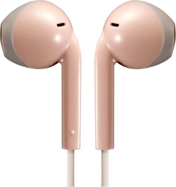 Grote foto jvc ha f19m pt e in ear roze taupe verpakking beschadigd audio tv en foto koptelefoons