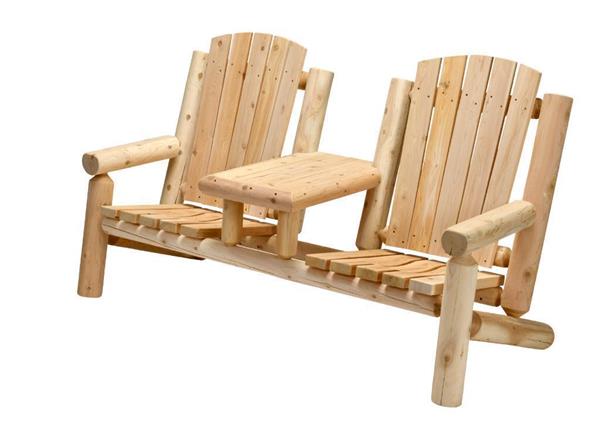 Grote foto adirondack tuinstoel white cedar houten tuin en terras tuinmeubelen