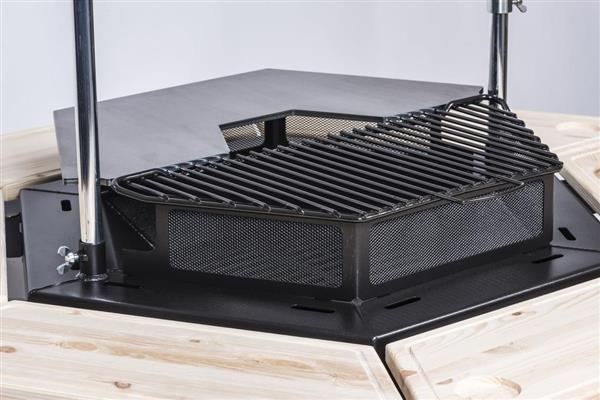 Grote foto polar grill 8 hoekig terrashaard barbecue tuin en terras barbecues en vuurkorven