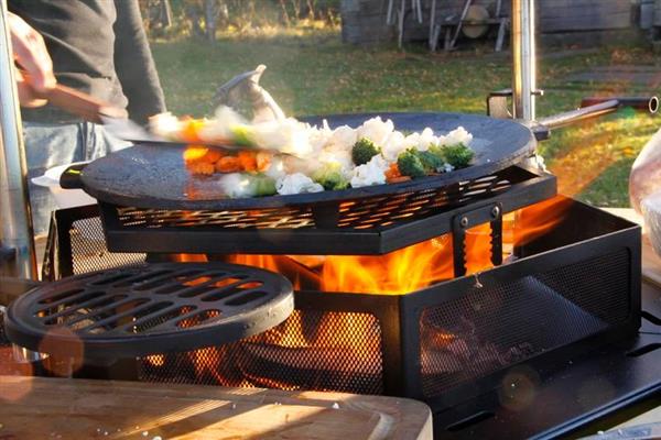 Grote foto polar grill 8 hoekig terrashaard barbecue tuin en terras barbecues en vuurkorven