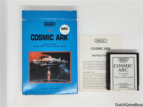 Grote foto atari 2600 imagic cosmic ark white label spelcomputers games overige games