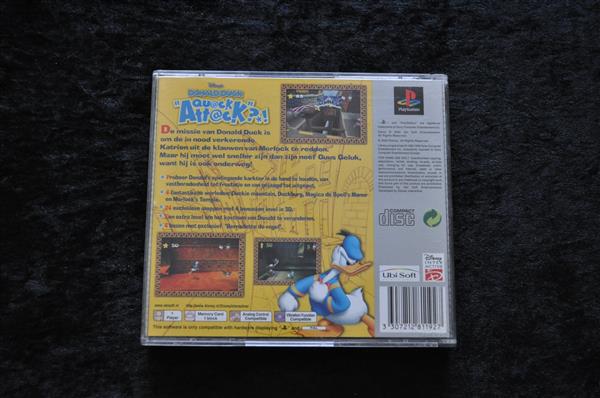 Grote foto disney donald duck quack attack playstation 1 ps1 platinum spelcomputers games overige playstation games