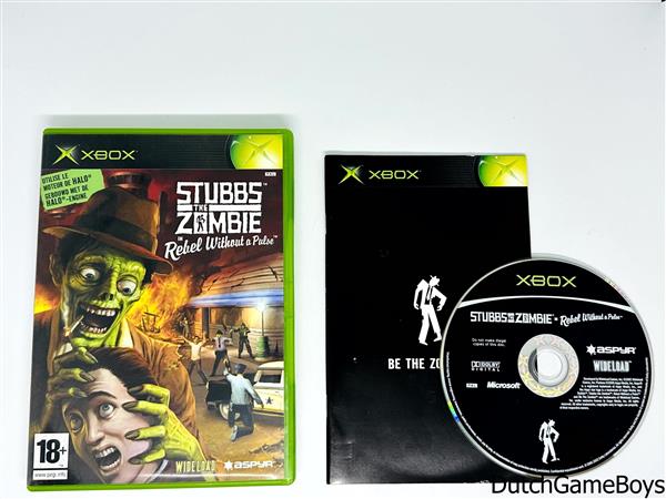 Grote foto xbox classic stubbs the zombie in rebel without a pulse spelcomputers games overige xbox games