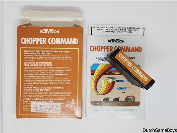 Grote foto atari 2600 activision chopper command 1 spelcomputers games overige games
