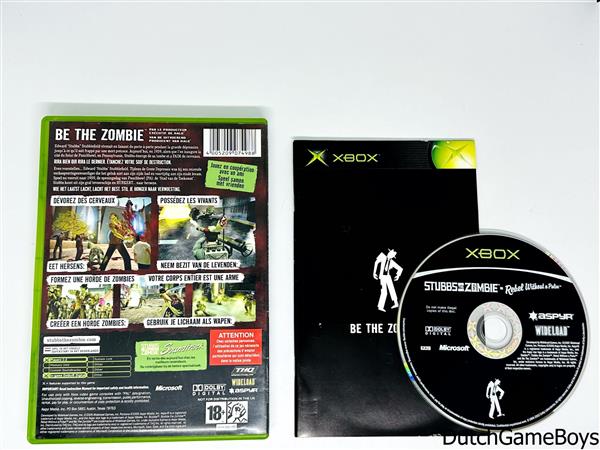 Grote foto xbox classic stubbs the zombie in rebel without a pulse spelcomputers games overige xbox games
