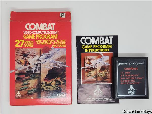 Grote foto atari 2600 game program 27 combat spelcomputers games overige games