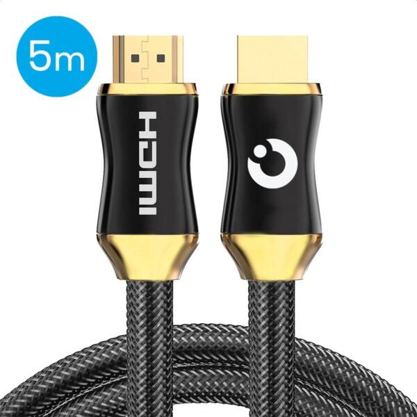 Grote foto lifegoods hdmi 2.0 kabel 5m 18gbps hoge snelheid en resolutie 4k 60 hz zwart verpakkin diversen overige diversen