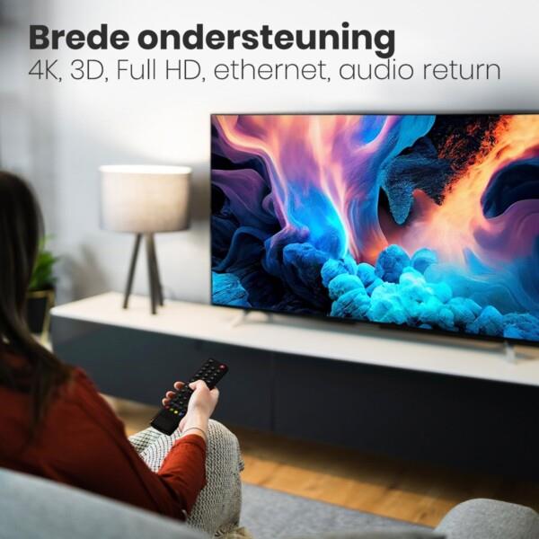 Grote foto lifegoods hdmi 2.0 kabel 5m 18gbps hoge snelheid en resolutie 4k 60 hz zwart verpakkin diversen overige diversen