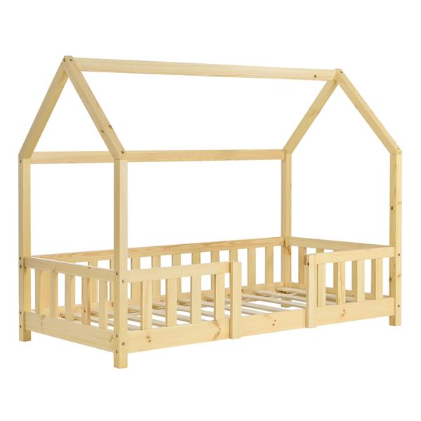 Grote foto kinderbed sisimiut met uitvalbeveiliging 70x140 cm hout huis en inrichting overige