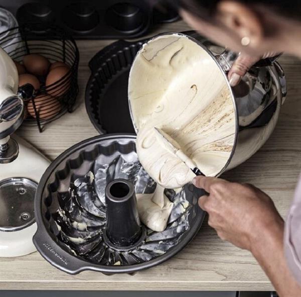 Grote foto kitchenaid bakset 3 delig gealuminiseerd staal anti aanbak pfas vrij verpakking beschadigd huis en inrichting keukenbenodigdheden