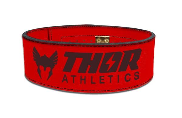 Grote foto thor athletics powerlift belt ipf standaard powerlifting rood maat xs sport en fitness fitness