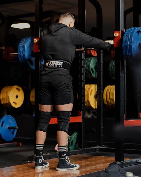 Grote foto thor athletics powerlift belt ipf standaard powerlifting rood maat xs sport en fitness fitness