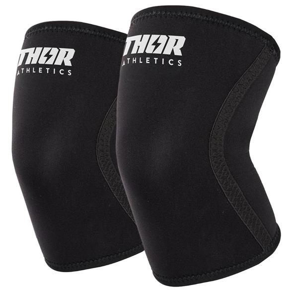 Grote foto thor athletics knee sleeves 7mm neopreen powerlifting rood maat xs sport en fitness fitness